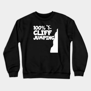 Cliff jumping Crewneck Sweatshirt